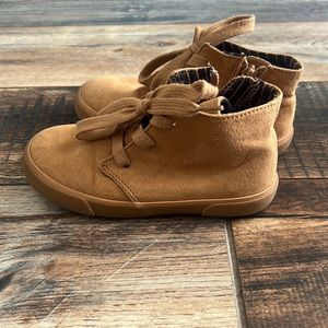 Boys Cat & Jack tan suede shoes size 10